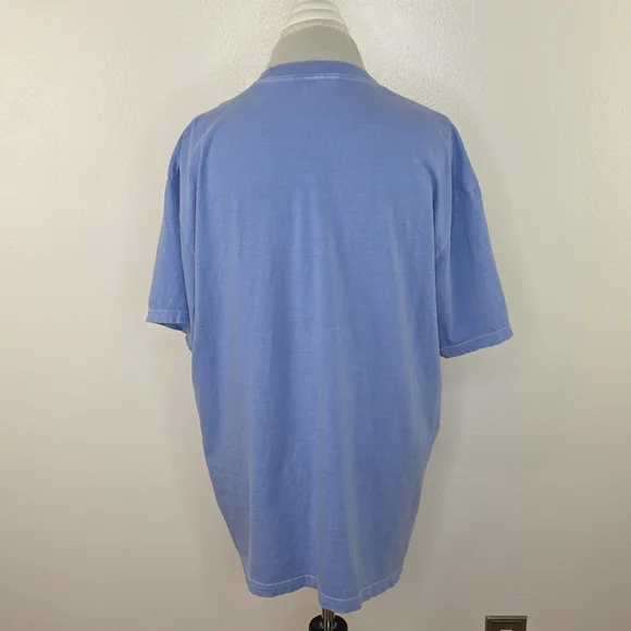 "The Hell I Won't" Denim Blue Short Sleeve Unisex Tee Size XL - Picture 6 of 7